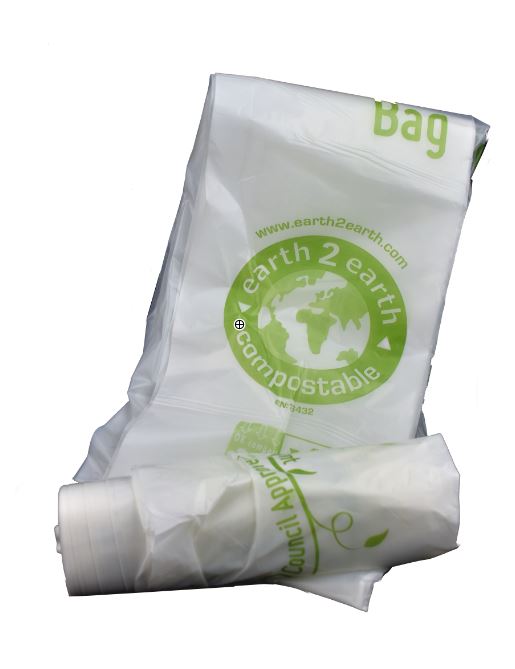 ECO COMP REFUSE BAGS WHITE 240L - 100